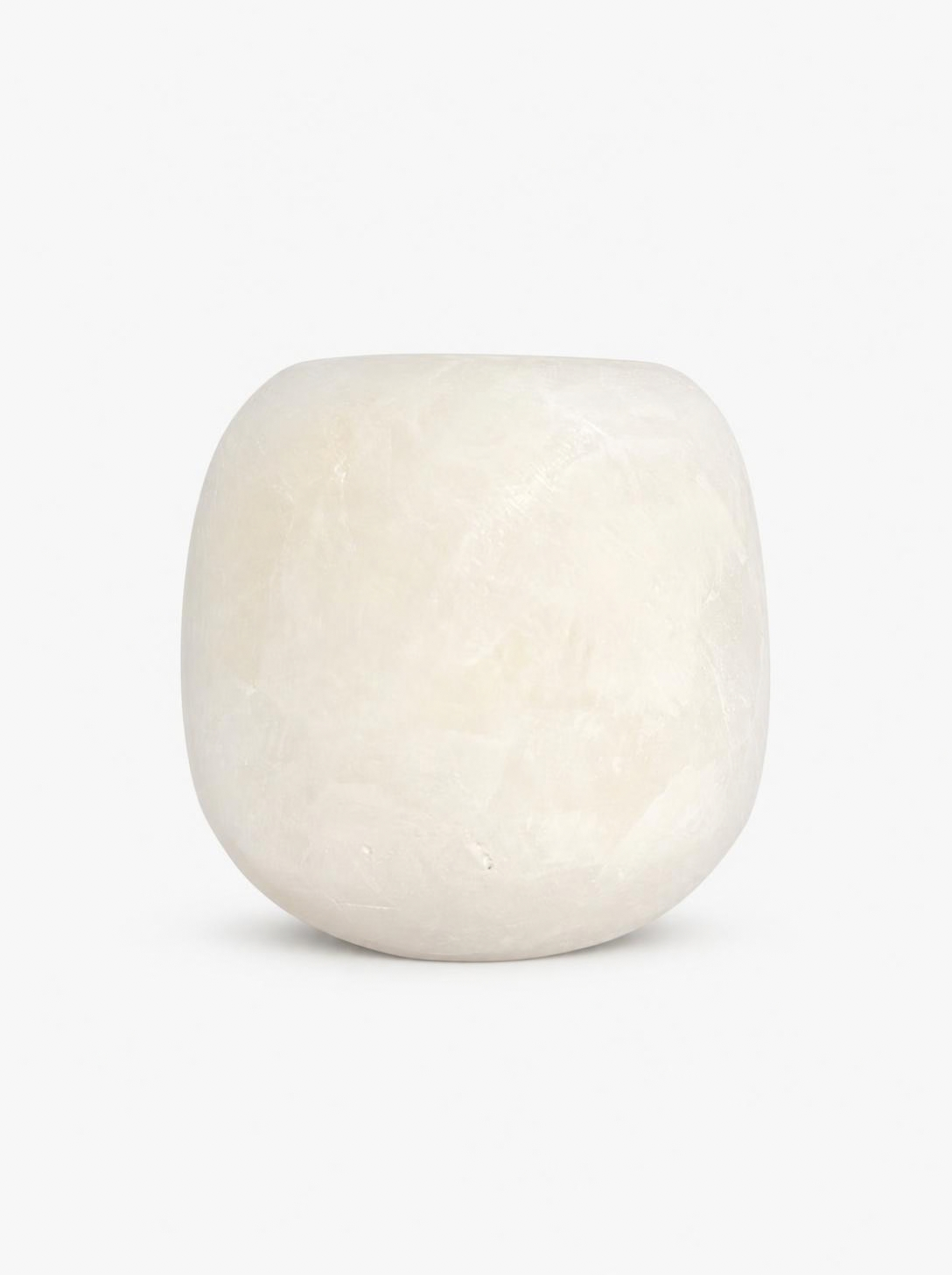 Alabast Curra Hvid (10 cm)