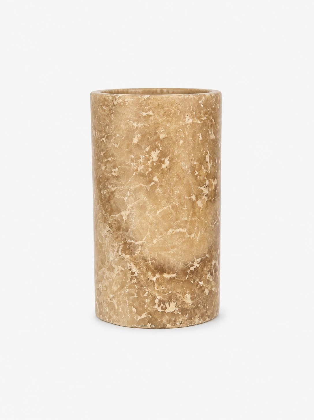 Alabast Cylinder Brun (15 cm)