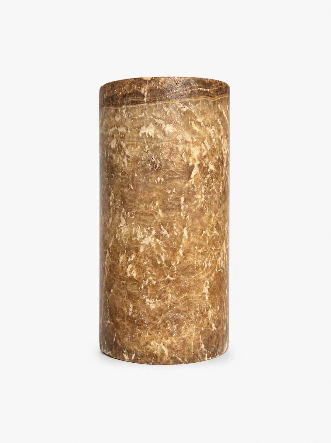 Alabast Cylinder Brun (20 cm)